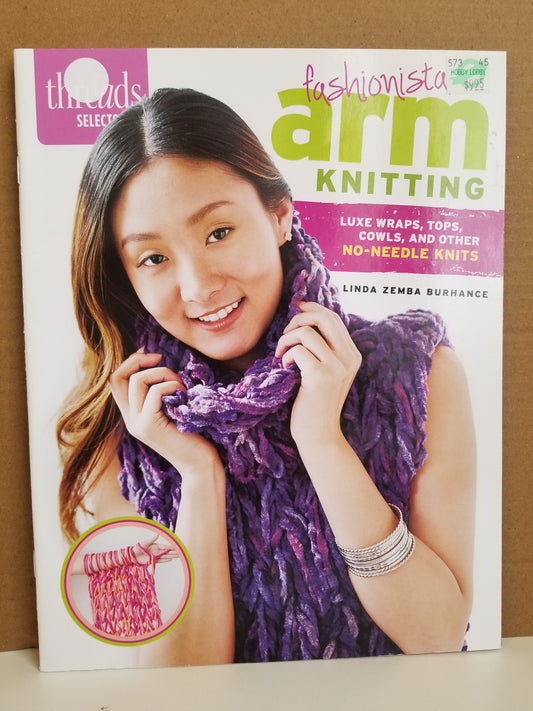 Fashionista Arm Knitting Pattern Book Threads Select