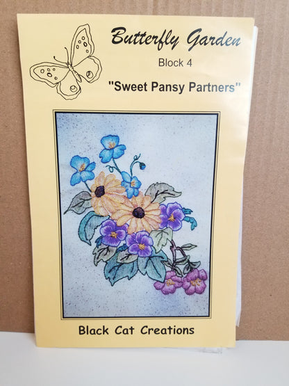 Black Cat Creations Butterfly Garden Blocks 1 through 12 c 1999 pattern