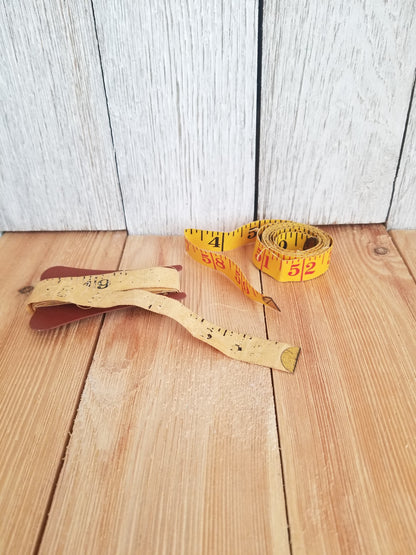 Collectible Advertising Measuring Sewist Tailor tape ruler body hat Ephemera Notions Sewing