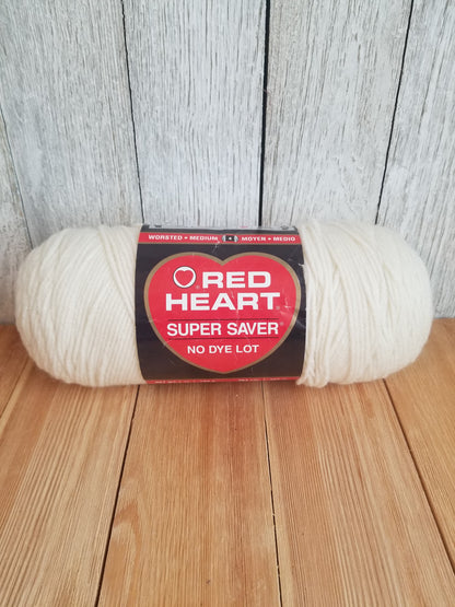 Red Heart Super Saver Yarn Solid/ Metallic/ Striped/ Ombre Full Skien or Partial Skein (U Pick Color)