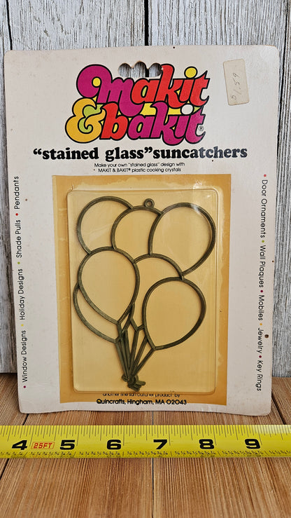 Vtg Makit & Bakit Suncatcher Frame OR Full Kits (U Choose Design)