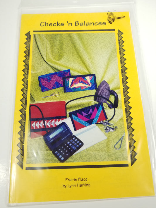 Checks n balances Prairie Place Check Book Sewing Pattern