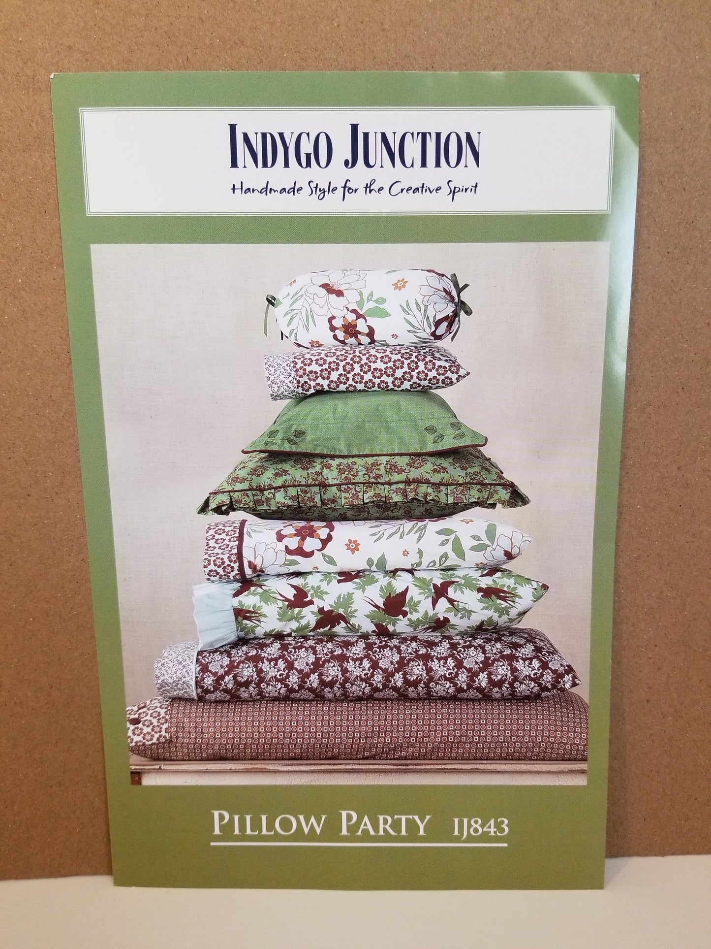 Indygo Junction Pillow Party IJ843 Sewing Pattern 8 styles