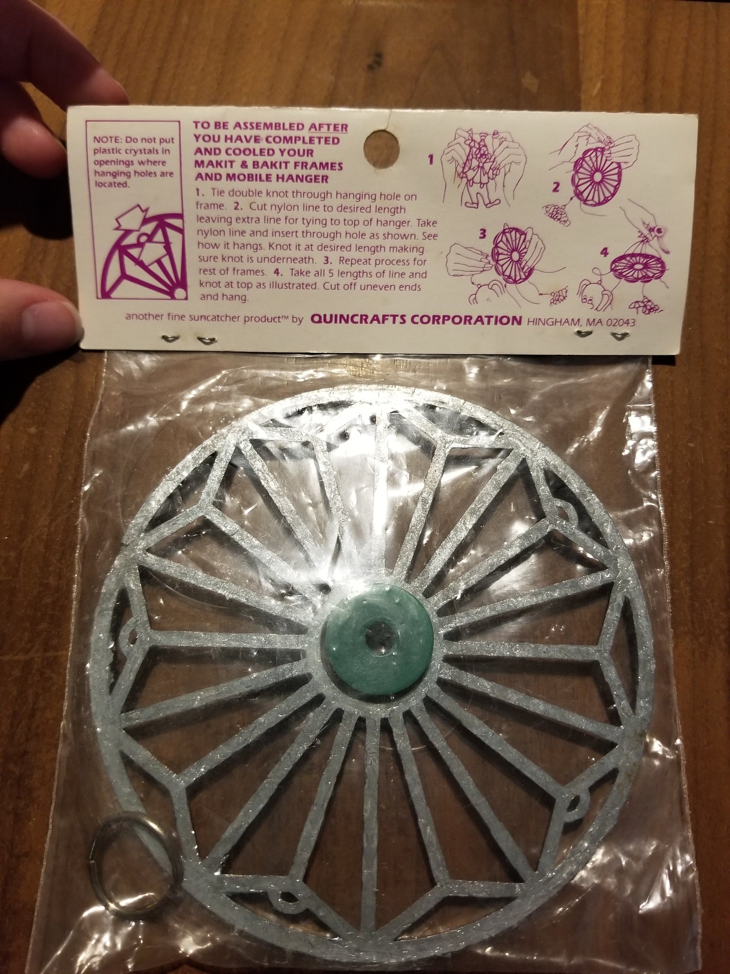 Vtg Makit & Bakit Suncatcher Frame (U Choose Design)