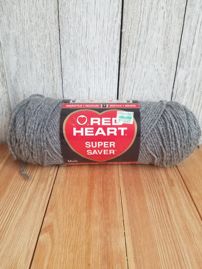 Red Heart Super Saver Yarn Solid/ Metallic/ Striped/ Ombre Full Skien or Partial Skein (U Pick Color)