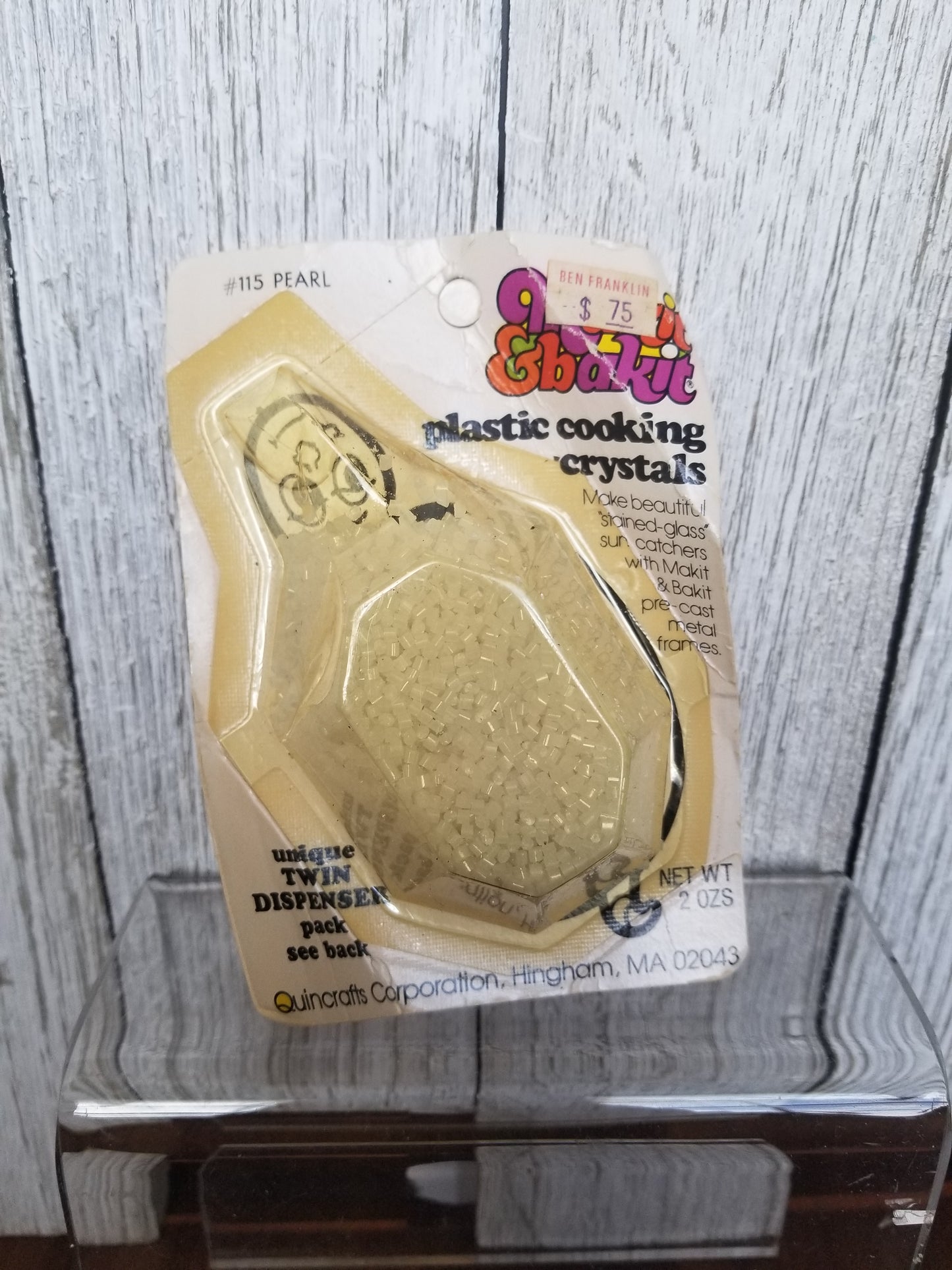 VTG Makit & Bakit Refill Plastic Melting Cooking Crystals Suncatchers (U PICK Color)