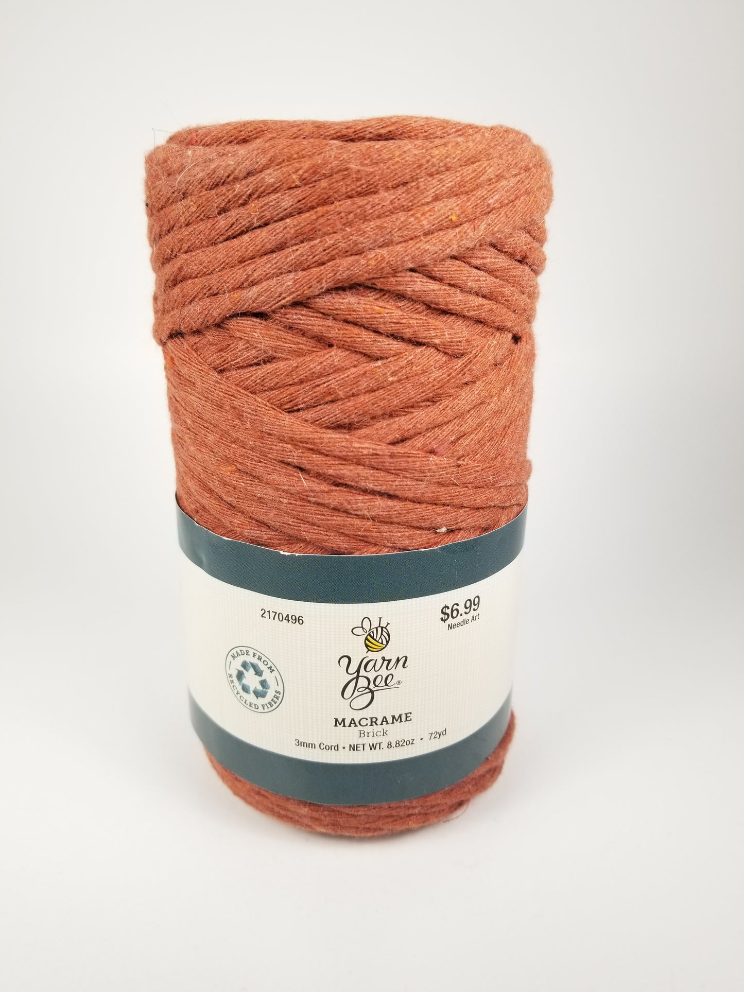 Yarn Bee Macrame Brick Yarn 3mm Cord (2 skein bundle)