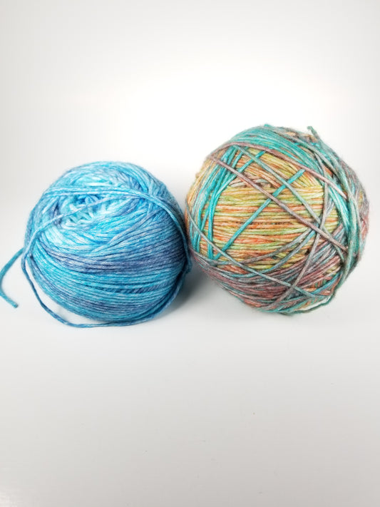 Super Soft Acrylic Yarn Bundle Unlabled 2 skeins