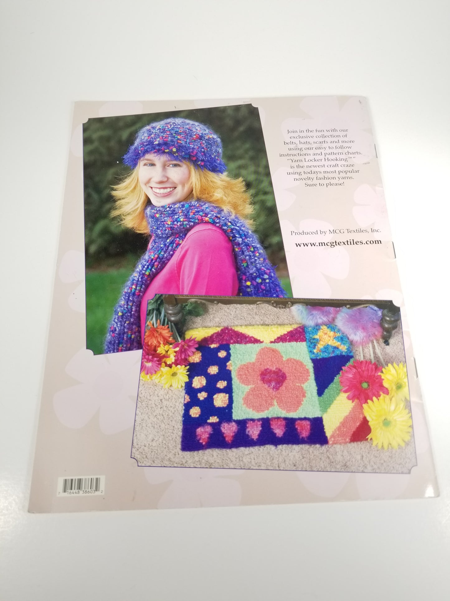 Novelty Yarn Locker Hooking Cool And Fun Made Easy latch hook crochet Pattern Book