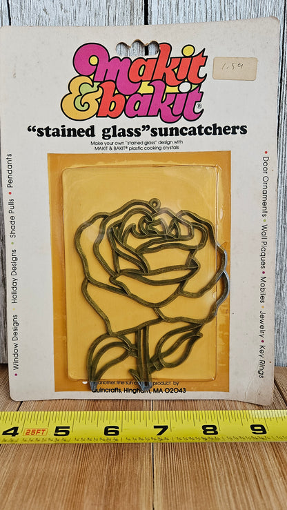 Vtg Makit & Bakit Suncatcher Frame OR Full Kits (U Choose Design)