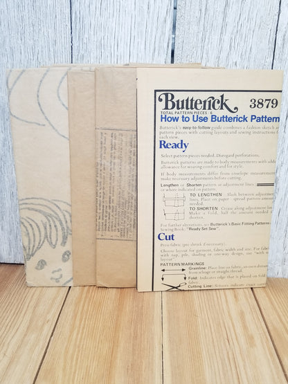 Butterick 3879 Misses Nightshirt Bikini Briefs Iron On Transfers Included Pattern Uncut FF