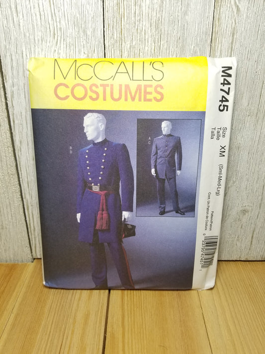 McCall's COSTUMES #M4745 Cosplay XN XM sml-lrg Xlg-XXxl uncut ff sewing pattern