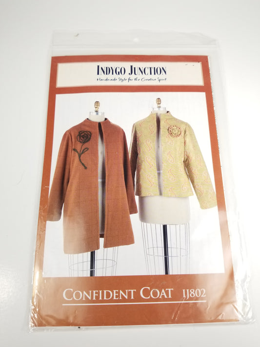 Indigo Junction Confident Coat IJ802 Sewing Pattern