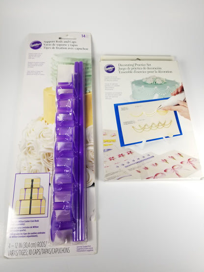 Unopen Wilton Cake decorating lot 6 piece