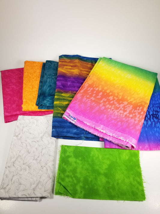 Batik fabric bundle