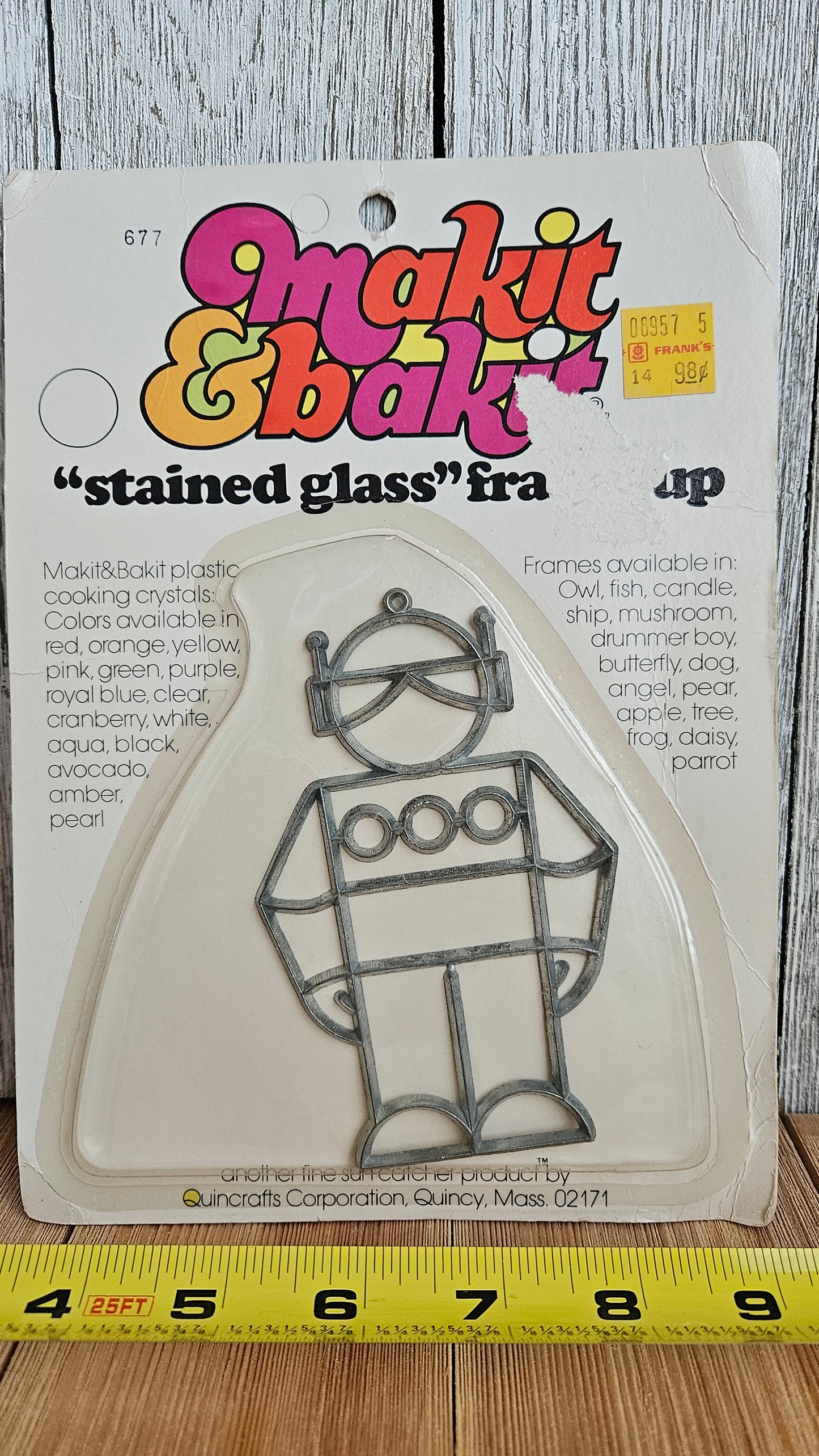 Vtg Makit & Bakit Suncatcher Frame OR Full Kits (U Choose Design)