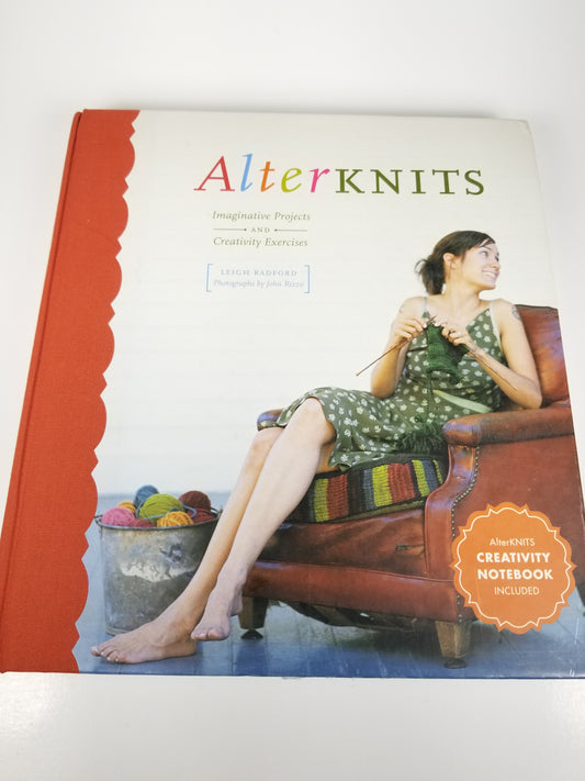 Alterknits Knitting Book Leigh Radford Notebook Included