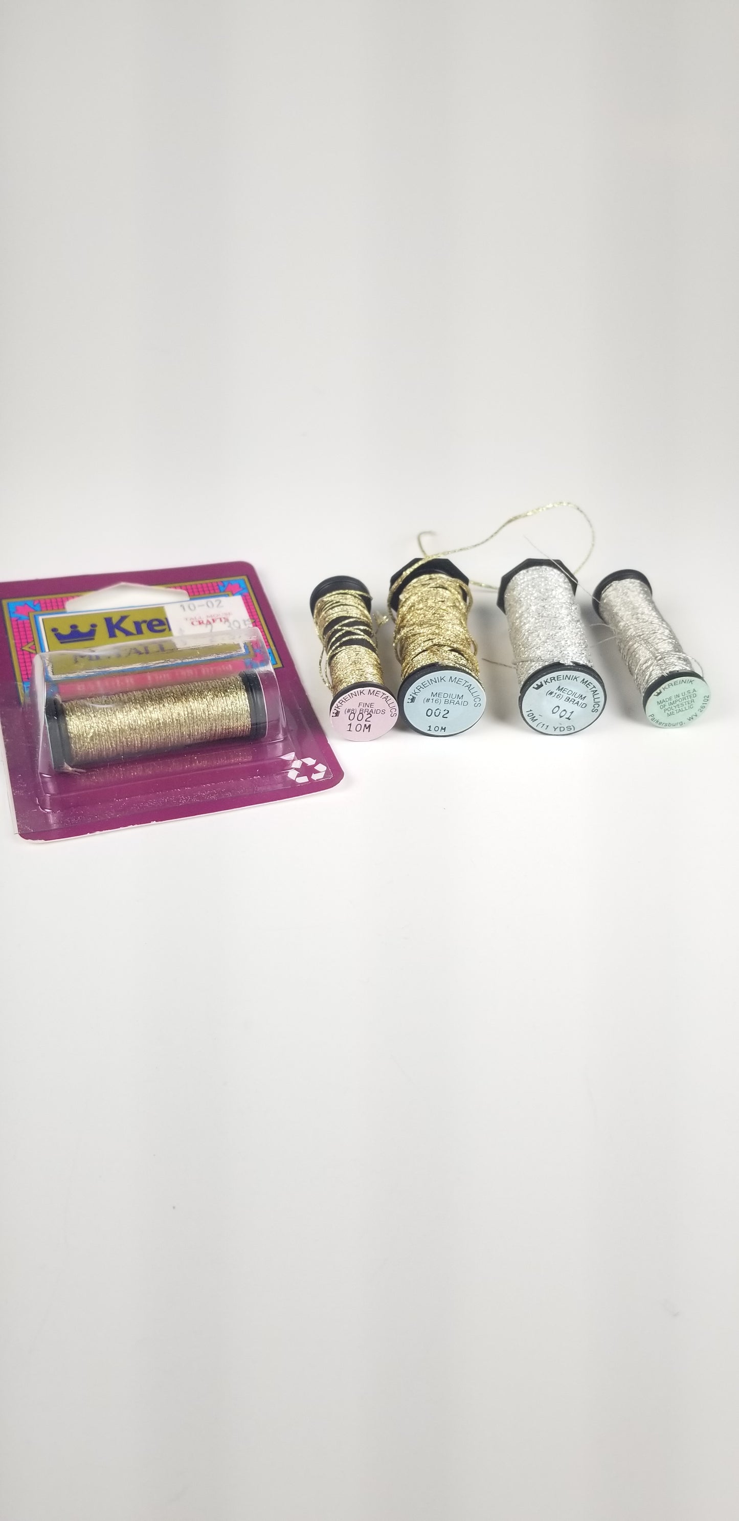 Kreink metallic embroidery floss bundle (5 pack)