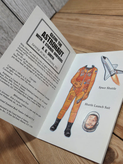 Dover Little Activity Books Sticker Paper Dolls NEW (You Pic Design) Astronaut and Bride Excellent condition
