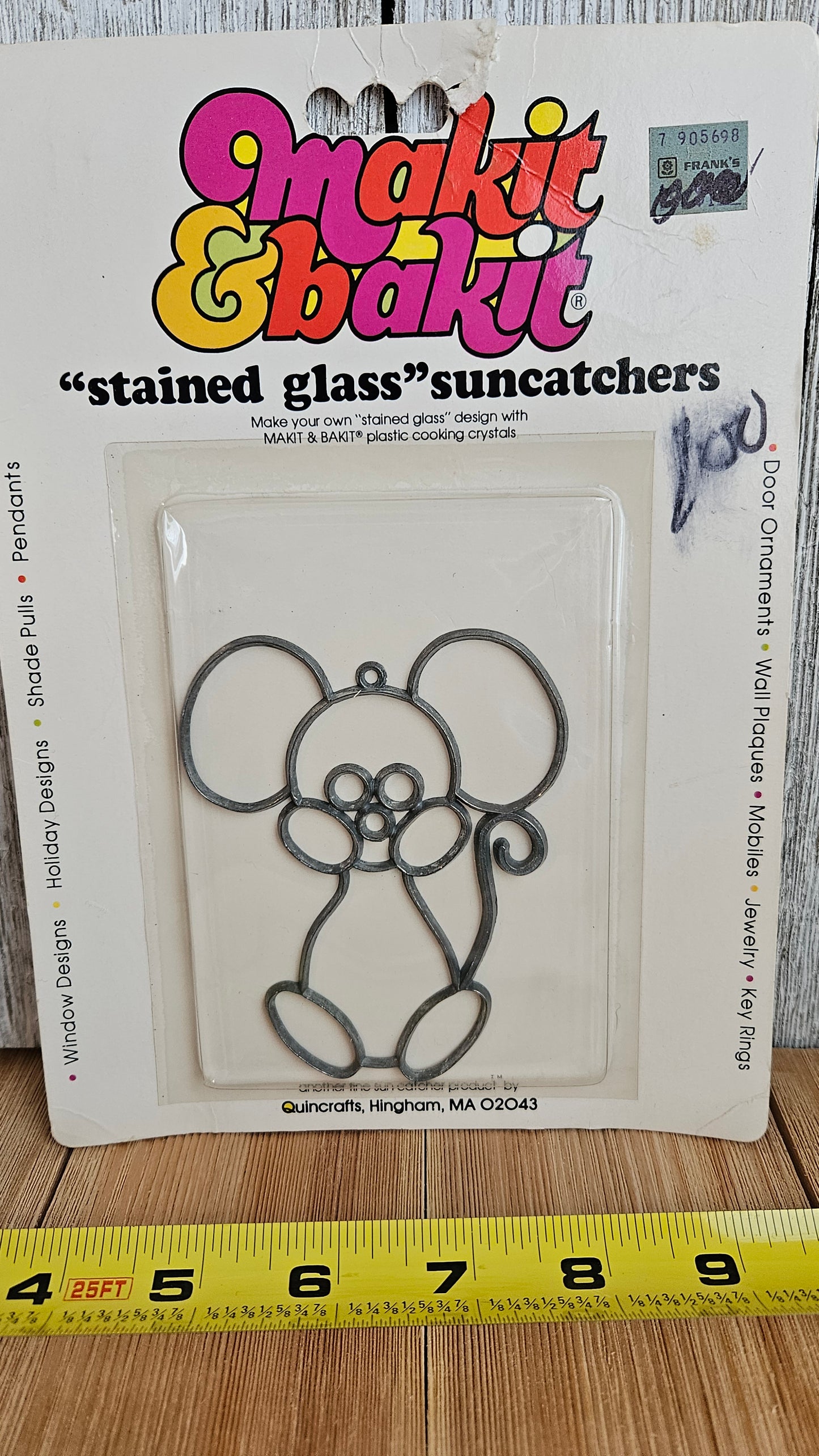 Vtg Makit & Bakit Suncatcher Frame OR Full Kits (U Choose Design)