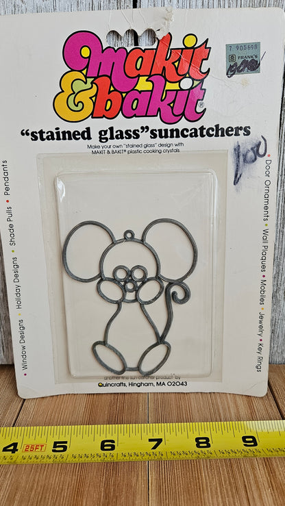 Vtg Makit & Bakit Suncatcher Frame OR Full Kits (U Choose Design)