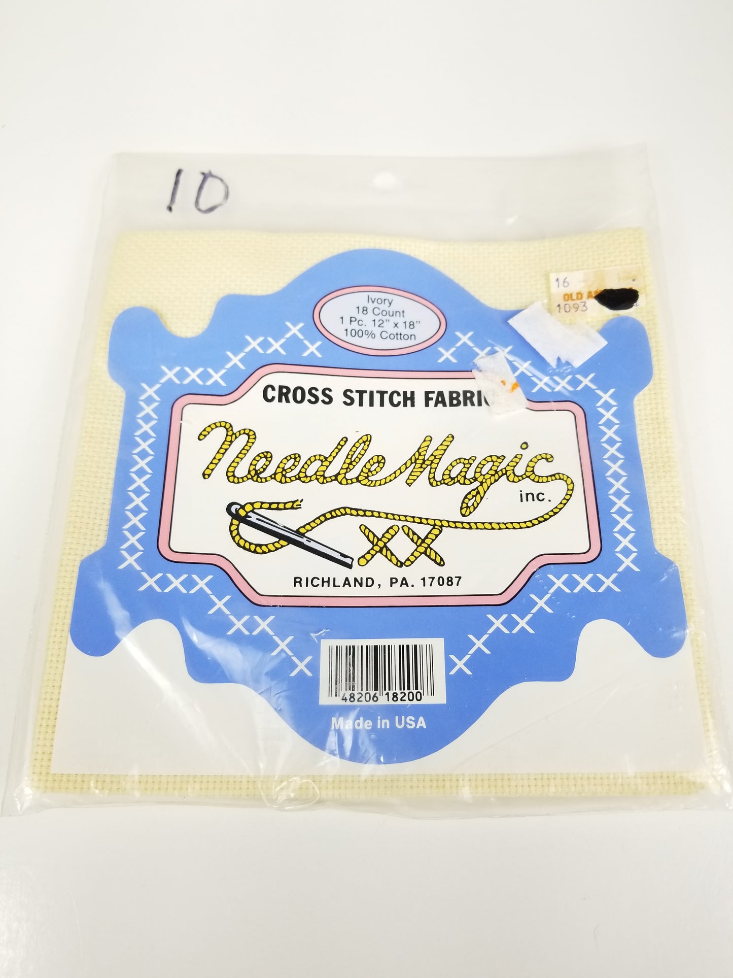 Needle Magic Cross Stitch Adia 18 Count Ivory New