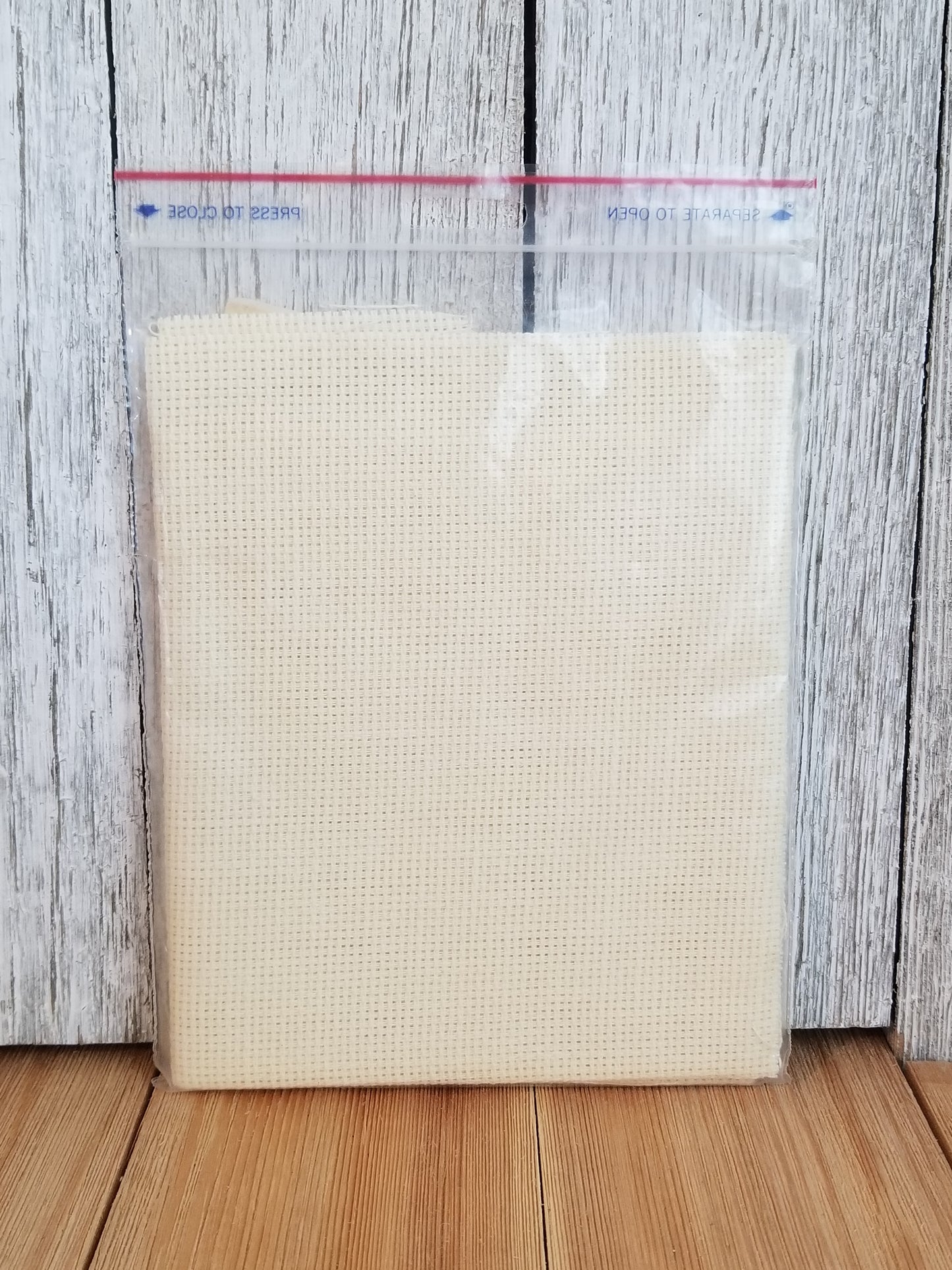 Regency Cross Stitch Fabric 14 count AIDA 12"x 18" Cream Ivory