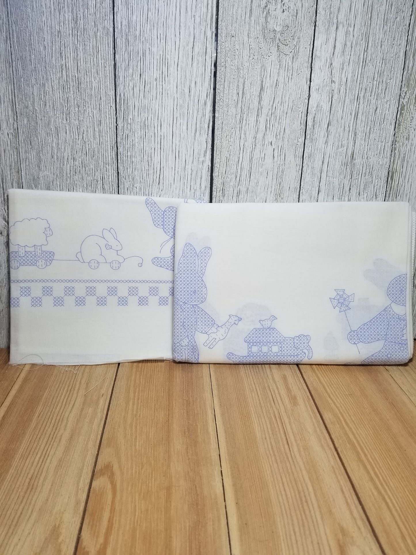 Bucilla Daisy Kingdom Baby Special Edition 63272 Stamped Sheet & Pillow Case