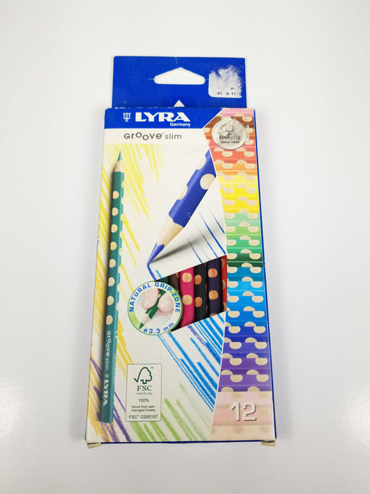 Lyra Groove Slim Colored Pencils 12 Piece