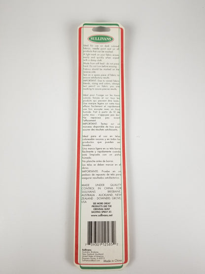 Quilter's White Marking Pencil water soluble