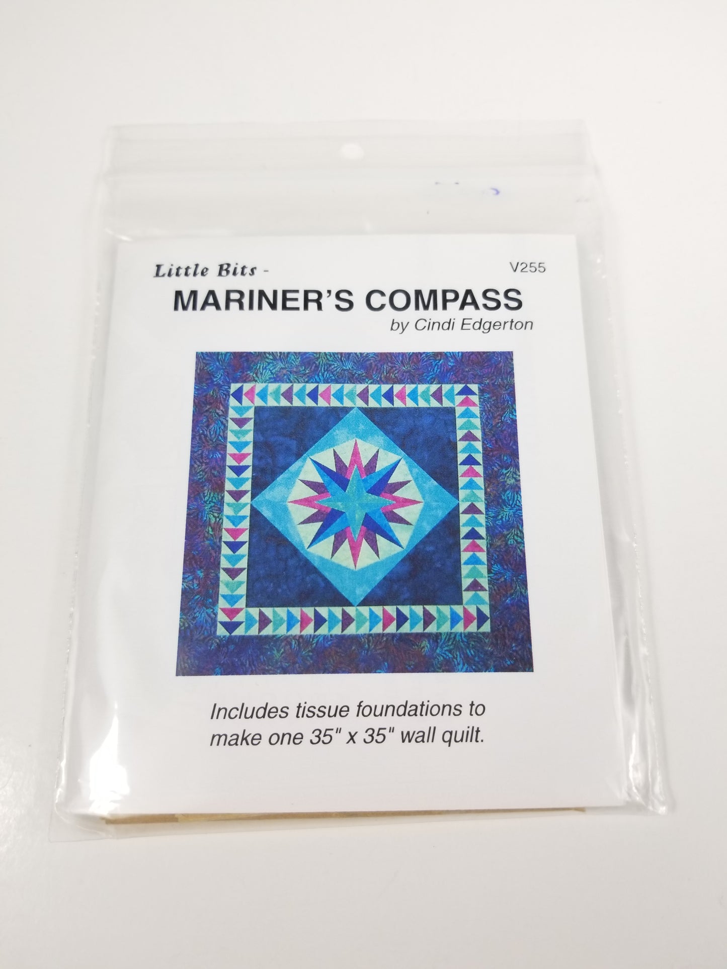 Little Bits Mariner's Compass V255 Quilt Pattern