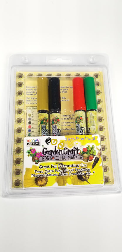 Terracotta marker pack 4 piece