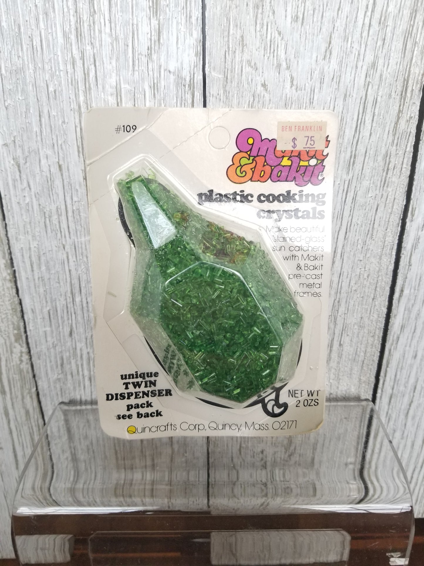 VTG Makit & Bakit Refill Plastic Melting Cooking Crystals Suncatchers (U PICK Color)