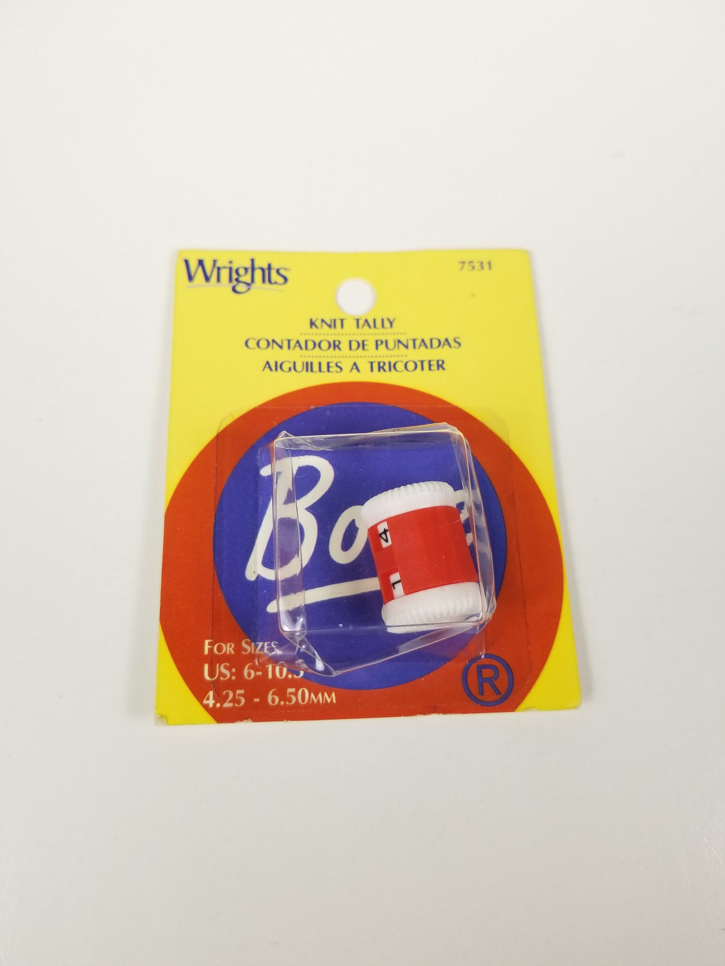 NOS Vintage Boye Knit Tally knitting counter Boye Wrights