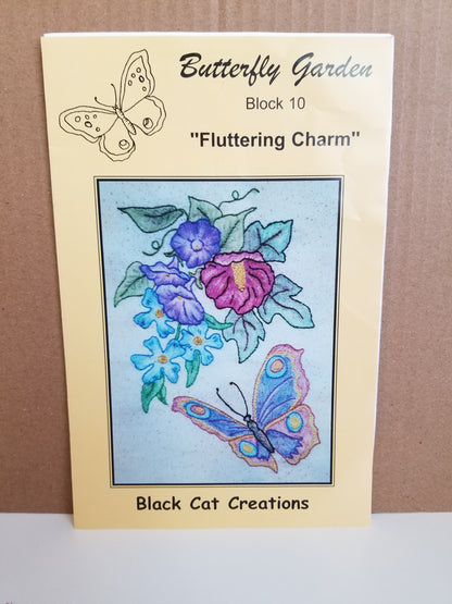 Black Cat Creations Butterfly Garden Blocks 1 through 12 c 1999 pattern