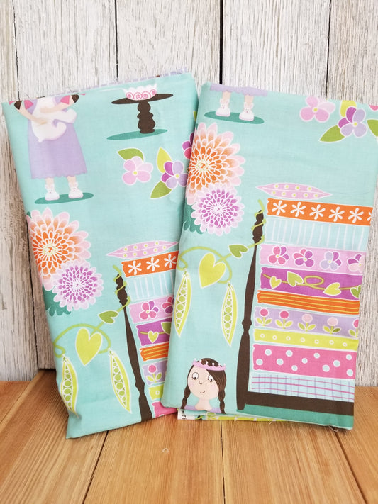 Quite Time by Tamara Kate Michael Miller Fabrics Princess and the Pea 1 Yard Cuts (lot of two) 100% Cotton Fabric