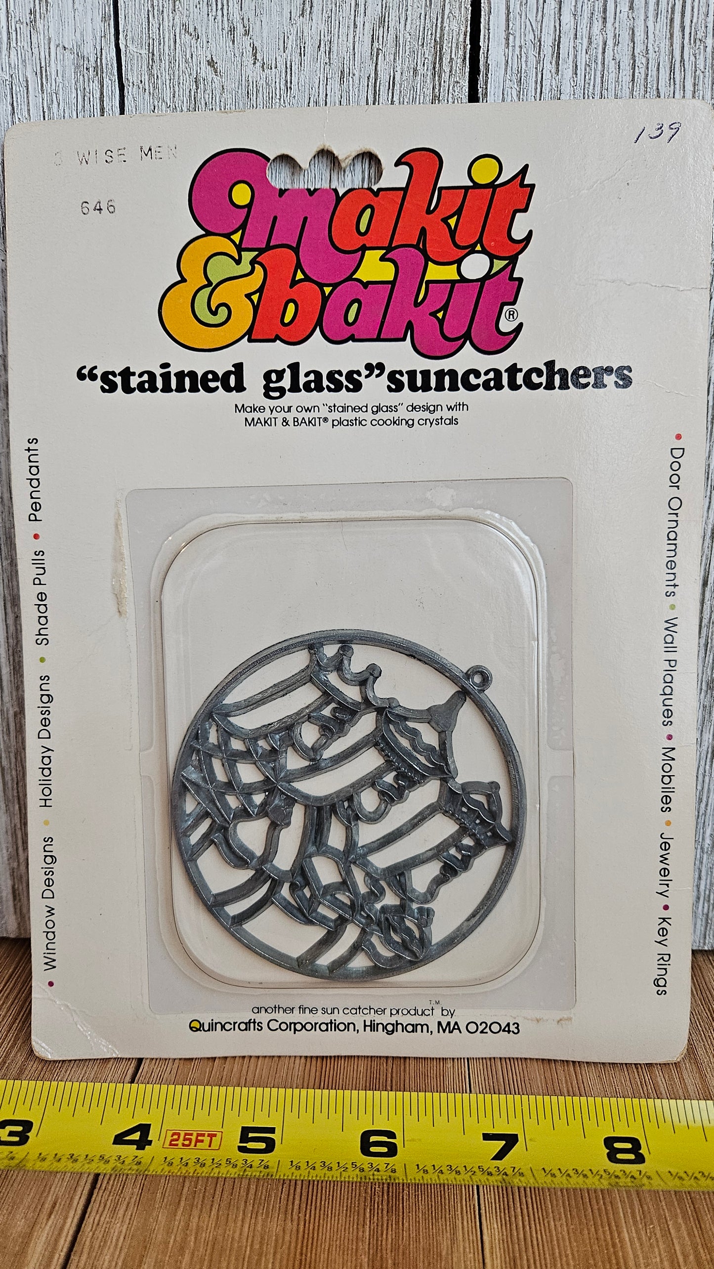 Vtg Makit & Bakit Suncatcher Frame OR Full Kits (U Choose Design)