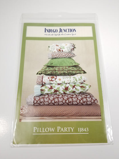 Indygo Junction Pillow Party IJ843 Sewing Pattern 8 styles