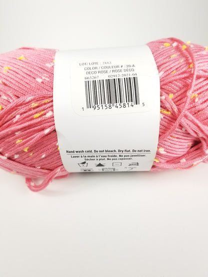 Loops and Thread Flecks Mouchetures Deco Rose 20-A Lot: 2112 Yarn