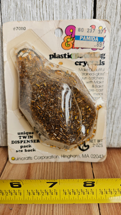 VTG Makit & Bakit Refill Plastic Melting Cooking Crystals Suncatchers (U PICK Color)