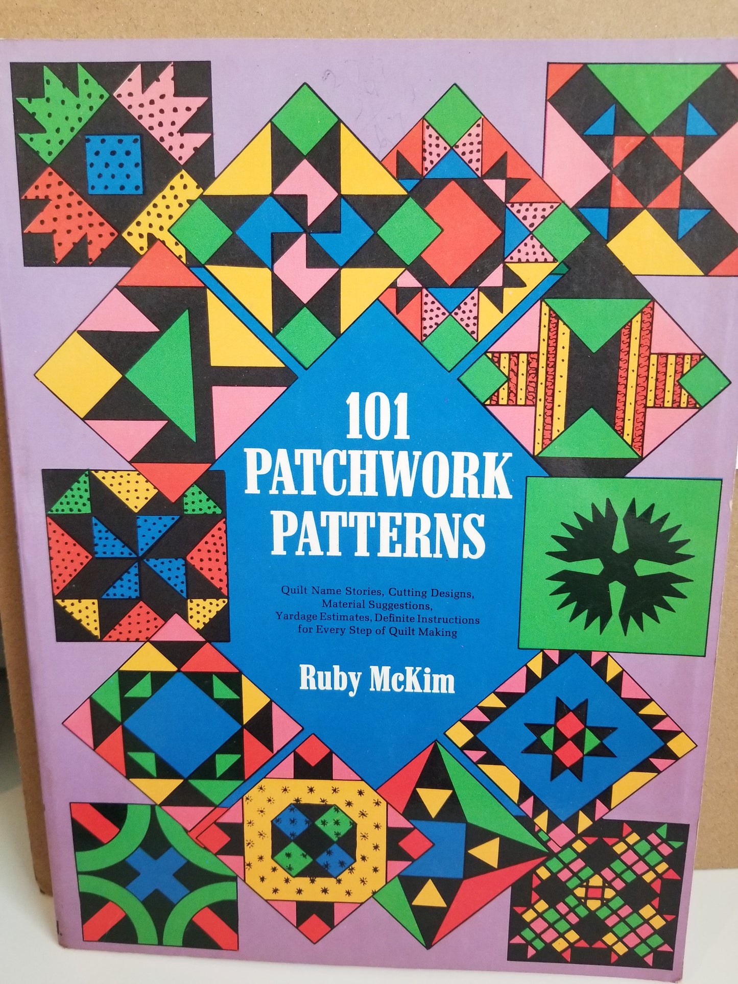 101 Patchwork Patterns Ruby Mckim Quilt Book 1962