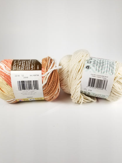 Lily sugar and cream premier cotton yarn bundle