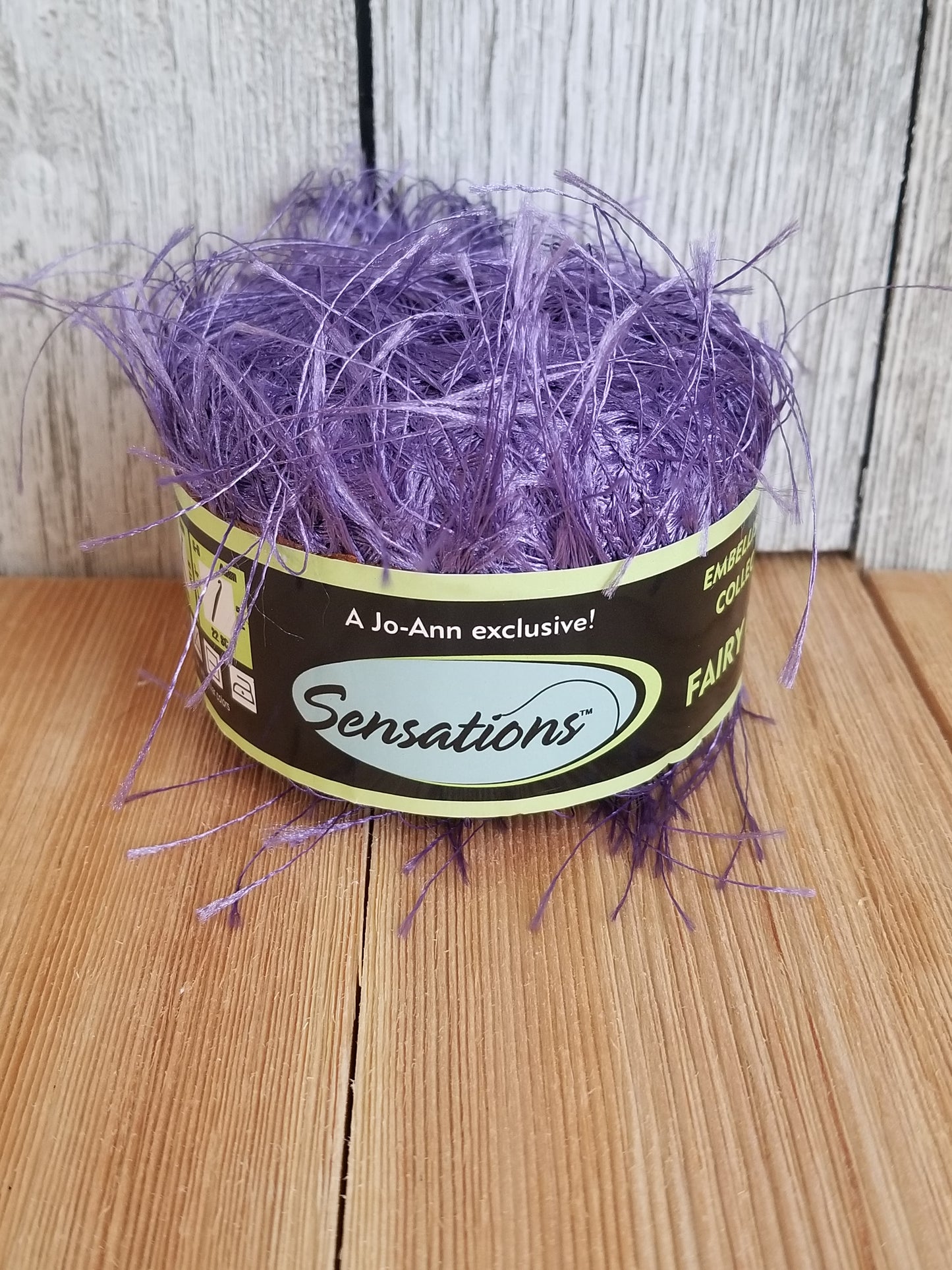 Joann exclusive Sensations Eyelash Yarn Fair Dust