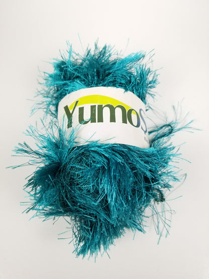 Yumos eyelash yarn color 33-110 lot 88. 8 skein bundle