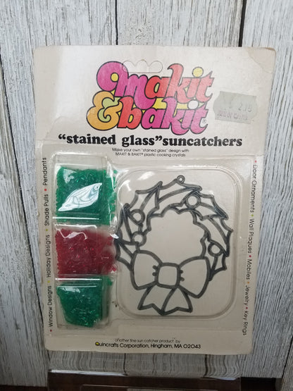 Vtg Makit & Bakit Suncatcher Frame OR Full Kits (U Choose Design)
