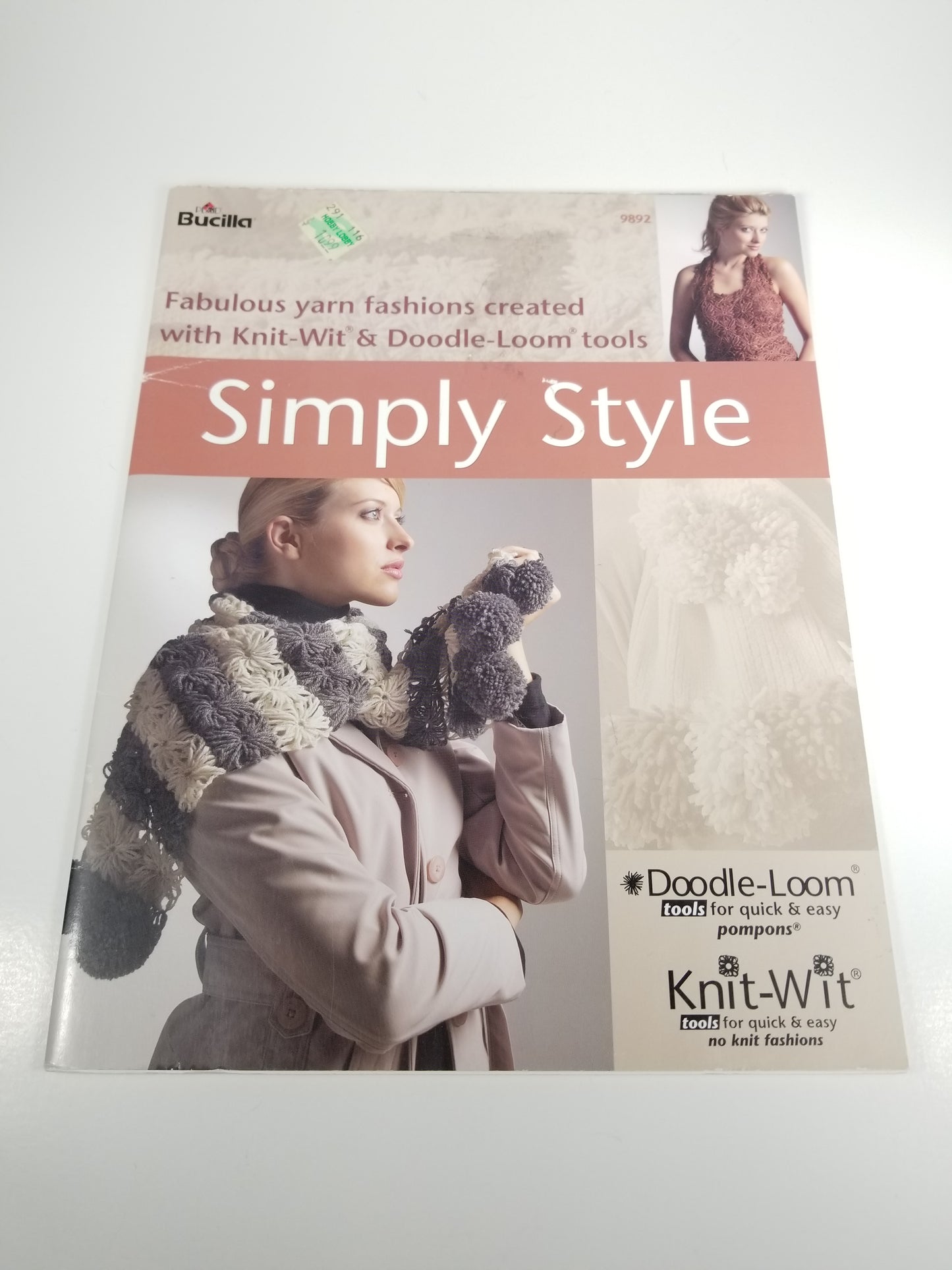 Bucilla Simply Style Pattern book  9892