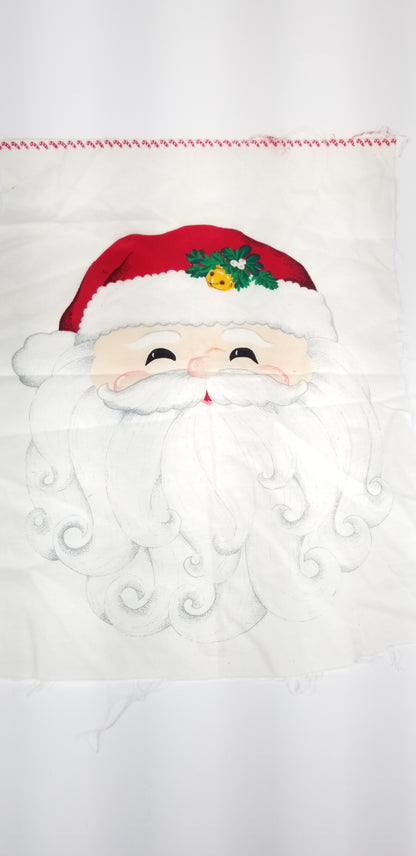 Christmas santa applique and pillow