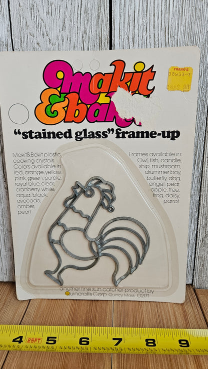 Vtg Makit & Bakit Suncatcher Frame OR Full Kits (U Choose Design)
