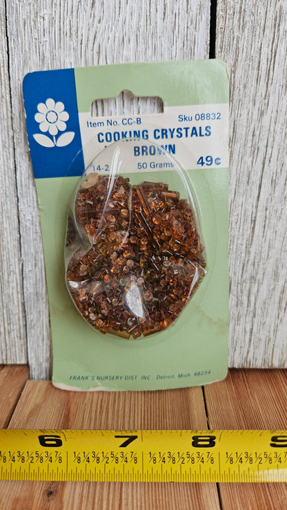 VTG Makit & Bakit Refill Plastic Melting Cooking Crystals Suncatchers (U PICK Color)