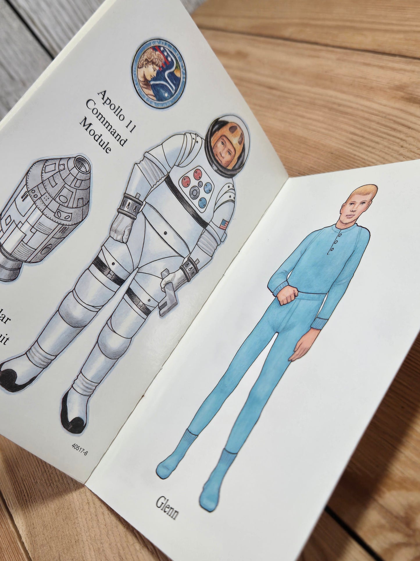 Dover Little Activity Books Sticker Paper Dolls NEW (You Pic Design) Astronaut and Bride Excellent condition